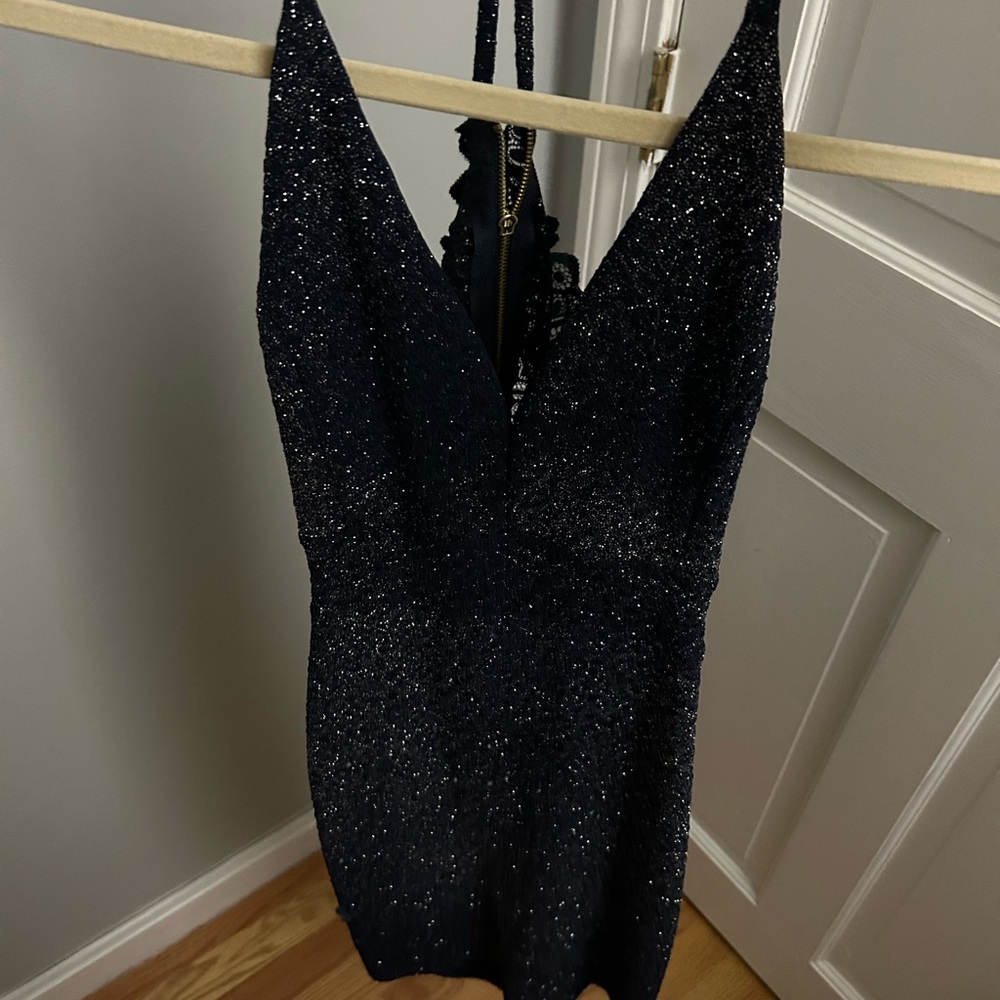 Navy blue sparkle dress from Windsor